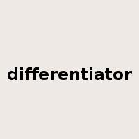 differentiator是什么意思