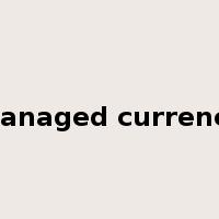 managed currency是什么意思
