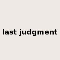 last judgment是什么意思