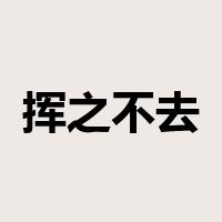 挥之不去是什么意思