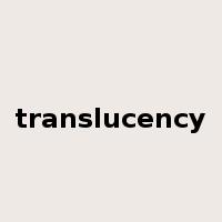 translucency是什么意思