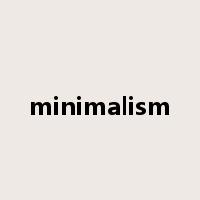 minimalism是什么意思