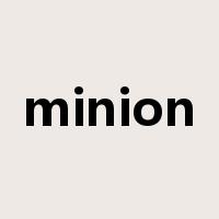 minion是什么意思