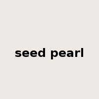 seed pearl是什么意思