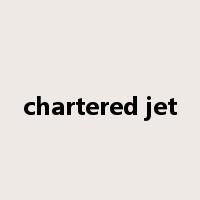 chartered jet是什么意思