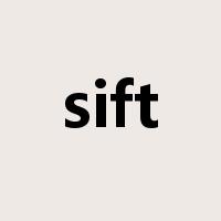 sift是什么意思