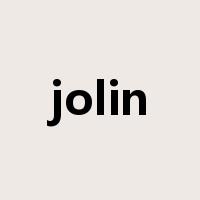 jolin是什么意思
