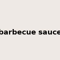 barbecue sauce是什么意思