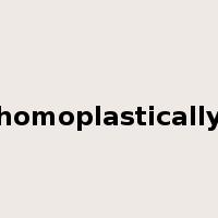 homoplastically是什么意思