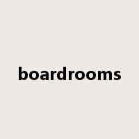 boardrooms是什么意思