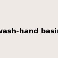 wash-hand basin是什么意思