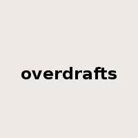 overdrafts是什么意思