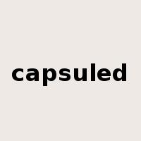 capsuled是什么意思