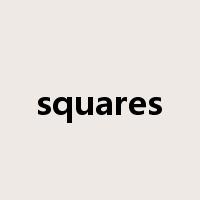 squares是什么意思