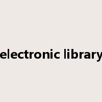 electronic library是什么意思