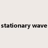 stationary wave是什么意思