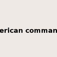 American commander是什么意思