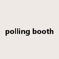 polling booth是什么意思