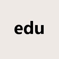 edu是什么意思