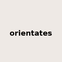 orientates是什么意思