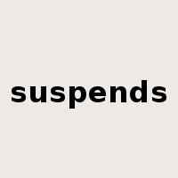 suspends是什么意思