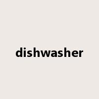 dishwasher是什么意思