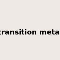 transition metal是什么意思