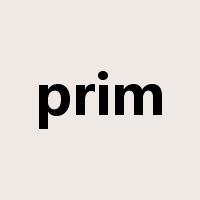 prim是什么意思
