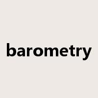 barometry是什么意思