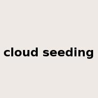 cloud seeding是什么意思