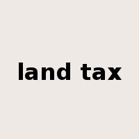 land tax是什么意思
