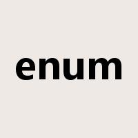 enum是什么意思
