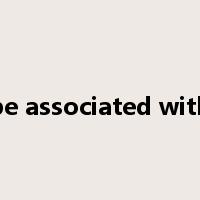 be associated with是什么意思