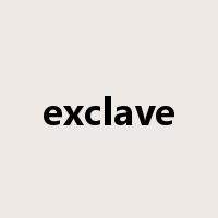 exclave是什么意思