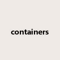 containers是什么意思
