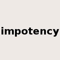 impotency是什么意思