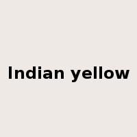 Indian yellow是什么意思