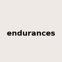 endurances是什么意思