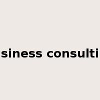 business consulting是什么意思