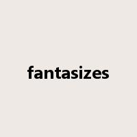 fantasizes是什么意思
