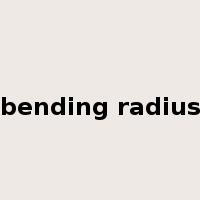 bending radius是什么意思