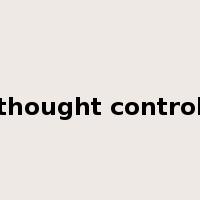thought control是什么意思