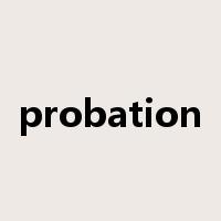 probation是什么意思