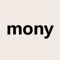 mony是什么意思