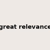 great relevance是什么意思