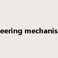 steering mechanism是什么意思