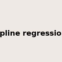 spline regression是什么意思