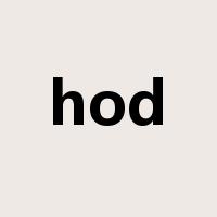 hod是什么意思