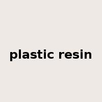plastic resin是什么意思