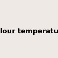 colour temperature是什么意思